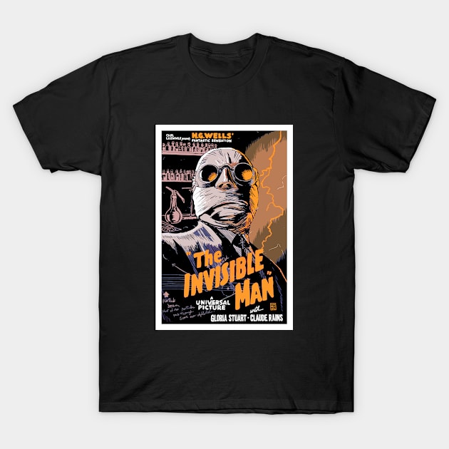 The Invisible Man T-Shirt by RockettGraph1cs